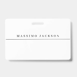 Trendy Minimalistische Elegante Professionele Seri Badge