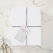 Trendy Minimalistische Elegante Professionele Seri Cadeaulabel (Met Touw)