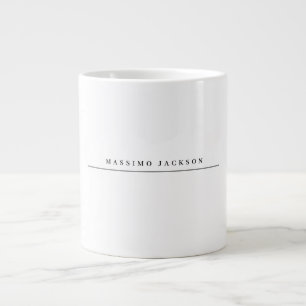 Trendy Minimalistische Elegante Professionele Seri Grote Koffiekop