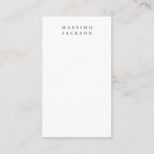 Trendy Minimalistische Elegante Professionele Seri Informatiekaartje