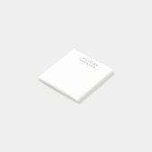 Trendy Minimalistische Elegante Professionele Seri Post-it® Notes (Schuin)