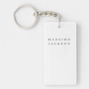 Trendy Minimalistische Elegante Professionele Seri Sleutelhanger