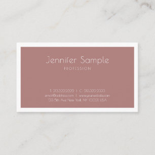 Trendy Minimalistische Elegante Schone Eenvoudige Visitekaartje
