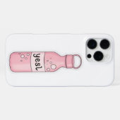 Trendy minimalistische iPhone Case Stijlvolle tele iPhone Hoesje (Achterkant horizontaal)