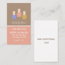 Trendy Minimalistische Kleurblok Nagelstudio