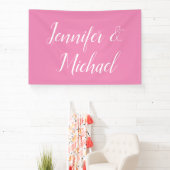Trendy minimalistische moderne eenvoudige pastelkl spandoek (Insitu)