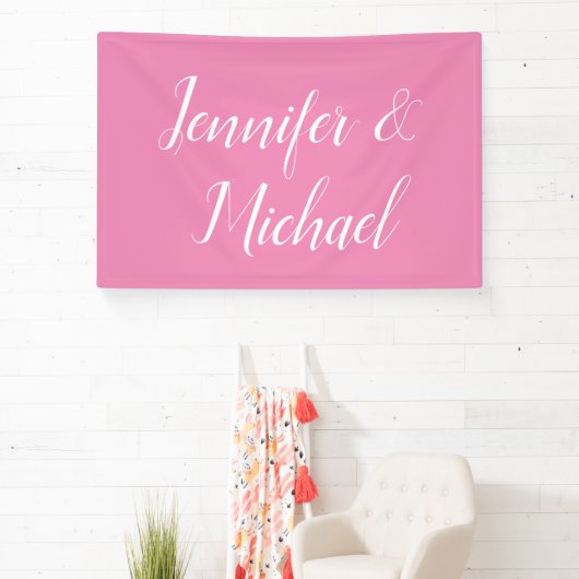 Trendy minimalistische moderne eenvoudige pastelkl spandoek (Insitu)