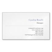 Trendy minimalistische moderne eenvoudige Sjabloon Magnetisch Visitekaartje (Voorkant)