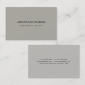 Trendy minimalistische Sjabloon van het moderne de Visitekaartje (Voorkant / Achterkant)