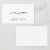 Trendy minimalistische Sjabloon van modern design Visitekaartje (Voorkant / Achterkant)