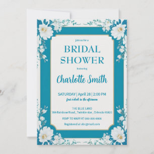 Trendy minimalistische vintage antieke bruidsdouch save the date