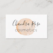 Trendy minimalistische Waterverf gepersonaliseerd Visitekaartje (Voorkant)