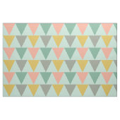 Trendy Mint Geometric Triangle Patroon Stof (Fat Quarter)