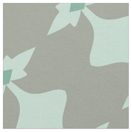 Trendy Mint Gray Retro Pattern Stof