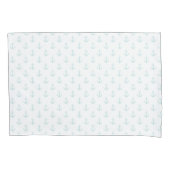Trendy Mint Green Anchors Pattern Kussensloop (Voorkant)
