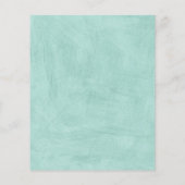 Trendy Mint Green Dog Silhouette Dog Walker Flyer (Achterkant)