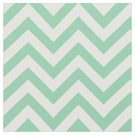 Trendy mintgroene chevronpatroon stof (Close Up)