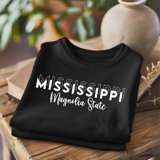 Trendy Mississippi Magnolia State T-shirt