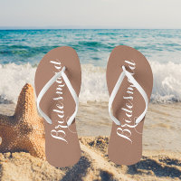 Trendy Mocha gestileerde bruiloft bruidsmeisje