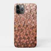 Trendy Mocha Mousse 3D kubus patroon Case-Mate iPhone Case (Achterkant)
