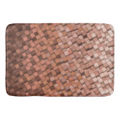 Trendy Mocha Mousse geometrisch Badmat (Voorkant)