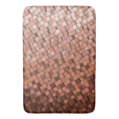 Trendy Mocha Mousse geometrisch Badmat (Voorkant Verticaal)