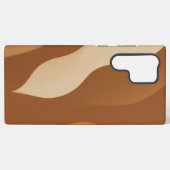 Trendy Mocha Samsung Galaxy S23 Ultra Case Hoesje (Achterkant horizontaal)