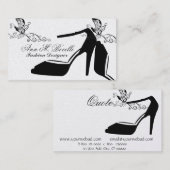Trendy Mode Butterfly Chic Shoe high Couture Visitekaartje (Voorkant / Achterkant)