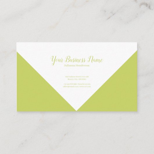 Trendy Mode Design Visitekaartje (Achterkant)