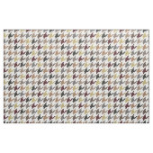 Trendy mode Earth tone houndstooth-patroon Stof (Fat Quarter)