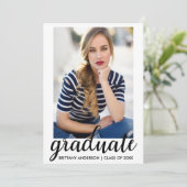 Trendy mode eindexamen foto aankondiging W (Staand voorkant)