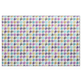 Trendy mode kleurig houndstooth-patroon stof (Fat Quarter)
