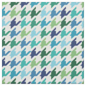 Trendy mode kleurig houndstooth-patroon stof (Swatch)
