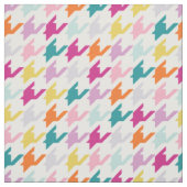 Trendy mode kleurig houndstooth-patroon stof (Swatch)