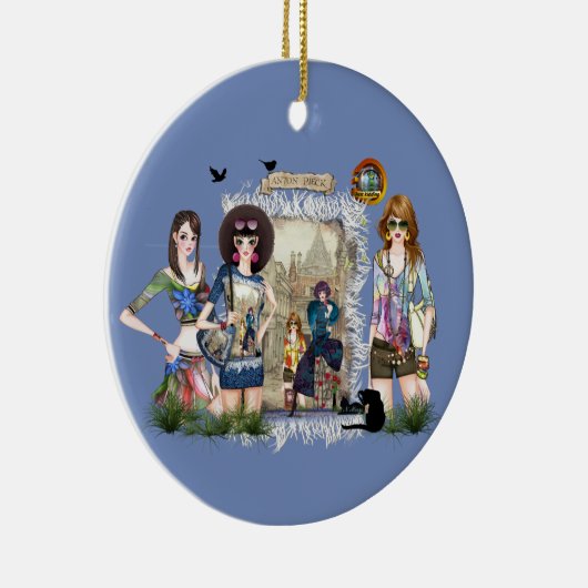 Trendy Mode Modellen & Anton Pieck Keramisch Ornament (Rechts)