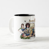 Trendy Mode Models Tweekleurige Koffiemok (Voorkant links)