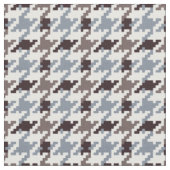 Trendy mode neutraal houndstooth plaid patroon stof (Close Up)