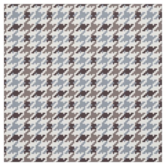 Trendy mode neutraal houndstooth plaid patroon stof (Swatch)