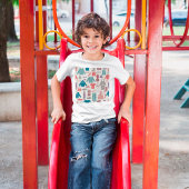 Trendy Mode Patroon Stijlvolle kleding Grafische T-shirt