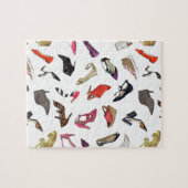 Trendy mode puzzel legpuzzel (Horizontaal)