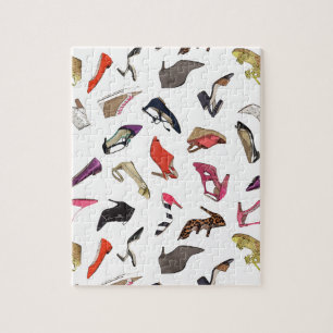 Trendy mode puzzel legpuzzel