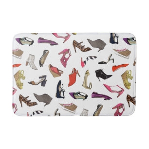 Trendy mode schoenen bathmat tapat badmat