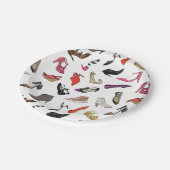 Trendy mode schoenen Papieren Borden Papieren Bordje (Gekanteld)