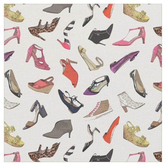 Trendy mode schoenen stof (Close Up)