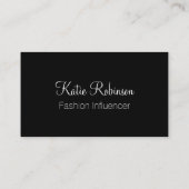 Trendy Mode Social Media Influencer Visitekaartje (Achterkant)