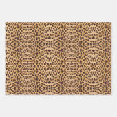 Trendy Mode Stijlvolle Leopard Spots Cheetah Print Inpakpapier Vel (Voorkant 3)