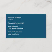 Trendy Mode Thema Visitekaartje (Achterkant)