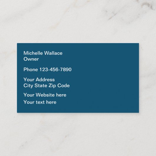 Trendy Mode Thema Visitekaartje (Achterkant)