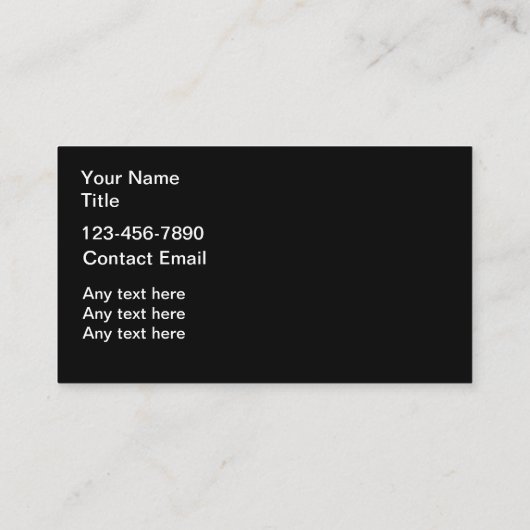 Trendy Mode Visitekaartjes (Achterkant)