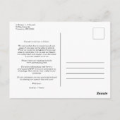 Trendy Modern 3 Wedding Engagement Photos Collage Briefkaart (Achterkant)